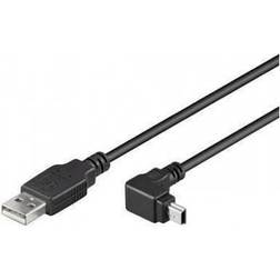 Techly 90 ° USB A-USB Mini-B 2.0 1.8m