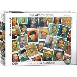 Eurographics Van Gogh Selfies 1000 Bitar