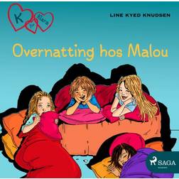 K for Klara 4 - Overnatting hos Malou (Ljudbok, MP3, 2019)