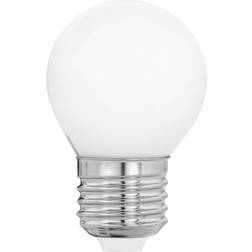 Eglo Ampoule LED E27 G45 4W, blanc chaud, opale