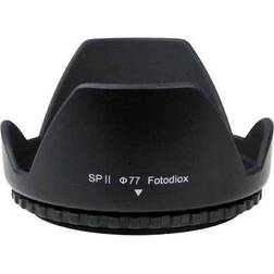 Fotodiox Black Flower Lens Hood 77mm Lens Hood