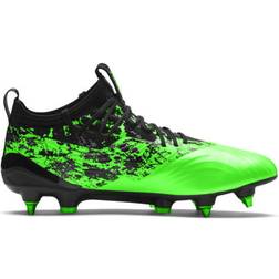 Puma One 19.1 evoKNIT SG M - Green Gecko/Black/Gray