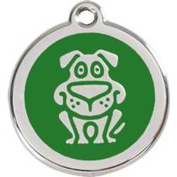 Red Dingo Enamel Tag Dog Medium