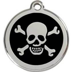 Red Dingo Enamel Skull & Bones Medium