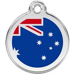 Red Dingo Enamel Australian Flag Medium