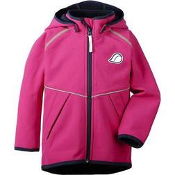 Didriksons Elmån Kid's Softshell Jacket - Fuchsia (502455-070)