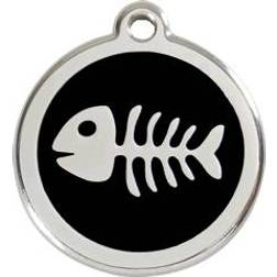 Red Dingo Emaljeret Fiske Skelet Small