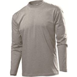 Stedman Classic Long Sleeve Men - Donkergrijs Katoen
