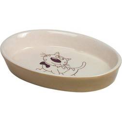 Nobby Oval Ceramic Cat Bowl 120ml