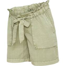 Mamalicious Tie-band Maternity Shorts Green/Oil Green (20008364)