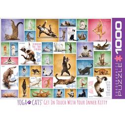 Eurographics Yoga Cats 1000 Pieces