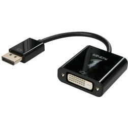 Lindy DisplayPort -DVI-D M-F 0.2m