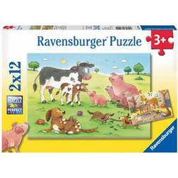 Ravensburger Happy Animal Families 2x12 Pieces