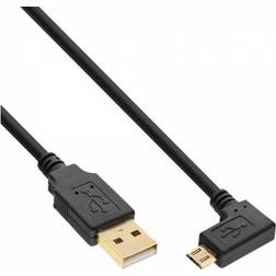 InLine USB A-USB Micro-B 2.0 Angled