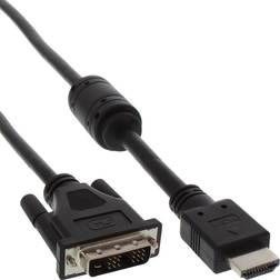 InLine Ferrite HDMI - DVI 0.5m
