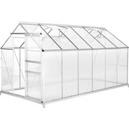 tectake 6.93m² with Base Aluminium Polycarbonate