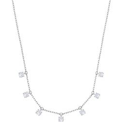 Swarovski Attract Necklace - Silver/Transparent