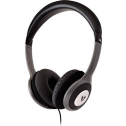 V7 Deluxe Stereo Headphones HA520-2NP 3.5mm Noir