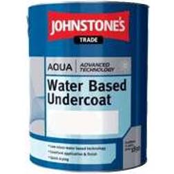 Johnstone's Trade Aqua Water Based Undercoat Wood Paint, Metal Paint Magnolia 2.5L