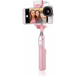 Sirui SS-01 Smart Selfie Stick with Built-In LED Light, Pink