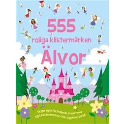 555 roliga klistermärken - Älvor (Häftad)