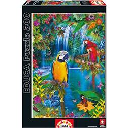 Educa Bird Tropical Land 500 Bitar