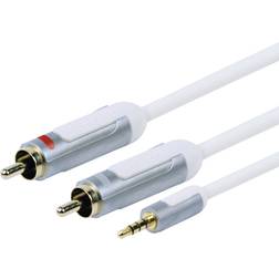 Profigold 2RCA-3.5mm 1m