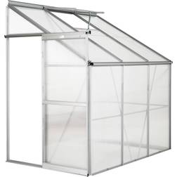 tectake Wall 2.39 m² Aluminium Polycarbonate