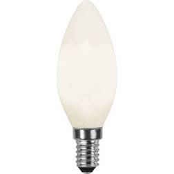 Star Trading Ampoule bougie LED E14 2 700 K opale Ra90 3 W