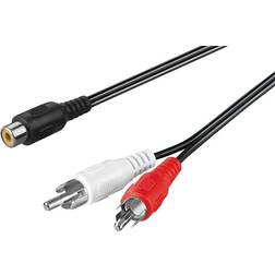 Goobay 2RCA-RCA M-F 1.5m