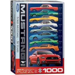 Eurographics Ford Mustang 50 Years 1000 Bitar