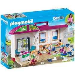 Playmobil City Life Take Along Vet Clinic with Lots of Equipment 70146