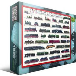 Eurographics Steam Locomotives 1000 Bitar