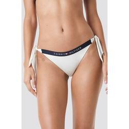 Tommy Hilfiger Cheeky Side Tie Bikini Bottom - Snow White