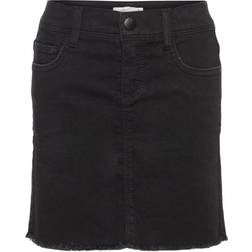 Name It Kid's Super Stretch Denim Skirt - Black/Black Denim (13154109)