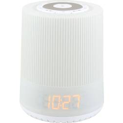 Soundmaster UR230WE Radio-réveil FM lumière dambiance blanc