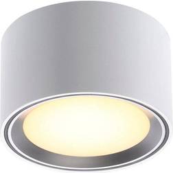 Nordlux Fallon 60 White/Steel Loftplafond ∅ 10cm