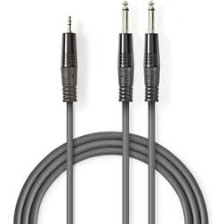 Nedis 2x6.3mm-3.5mm 1.5m