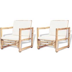 vidaXL 43158 2-pack Havestol, Havelænestol