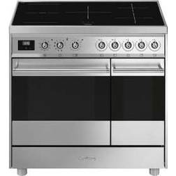 Smeg C92IPX9 Rustfritt stål, Svart