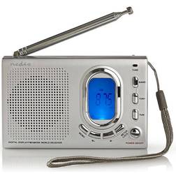 Nedis RDWR1000GY 1.5 Watt Radio Bande Internationale