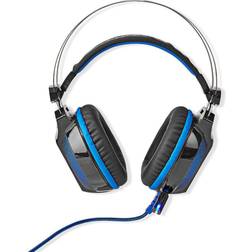 Nedis Casque De Jeu GHST500BK Bleu Noir