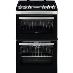 Zanussi ZCV46250XA Stainless Steel, Black