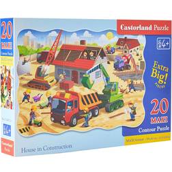 Castorland House in Construction Maxi 20 Pieces