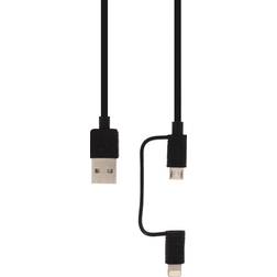 Mobilize USB A-USB Micro B/Lightning 1.5m