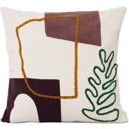 ferm LIVING Mirage Leaf Komplett dekorationskudde Vit (50x50cm)