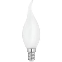 Eglo E14 LED Leuchtmittel 4W 470lm 2700K Windstosskerze opal