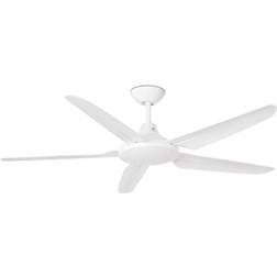 Faro Ventilador De Techo Meno 136 cm Blanco 5 Palas