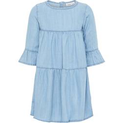 Name It Mini Lightweight Denim Look Dress - Blue/Blue Bonnet (13164659)