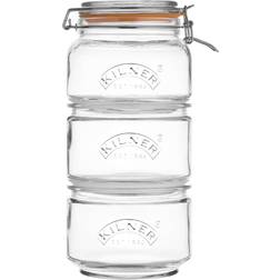 Kilner Stackable Boîte de Cuisine 3pcs